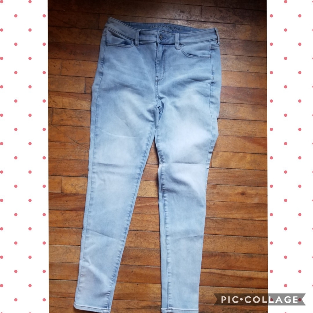 american eagle hi rise jegging size 10